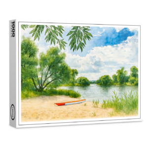raxxa Premium-Puzzle: Boat resting place aquarell havelland