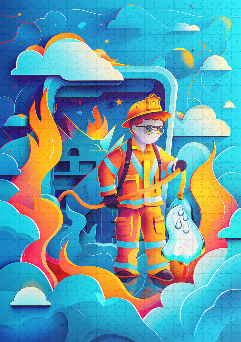 raxxa Premium-Puzzle: Future Firefighter Dream for Kids - immagine 2
