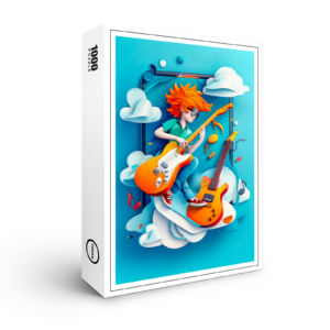 raxxa Premium-Puzzle: Future Rockstar Dream for Kids