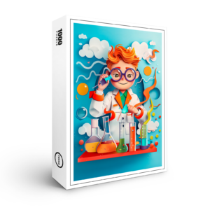 raxxa Premium-Puzzle: Future Chemist Dream for Kids