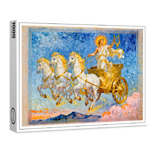 raxxa Premium-Puzzle: Apollo in Sun Chariot Holding a Golden Harp