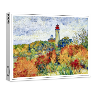 raxxa Premium-Puzzle: Impressionist Autumn Scene at Kap Arkona Lighthouse on Ruegen Island