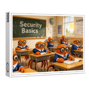 raxxa Premium-Puzzle: Spy Crab Classroom Learning Essential Security Basics