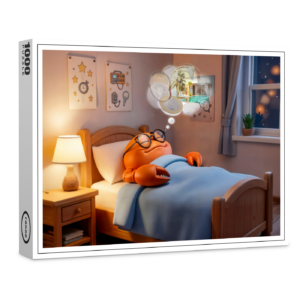 raxxa Premium-Puzzle: Sleeping Crab Dreaming Of Wealth And Treasure