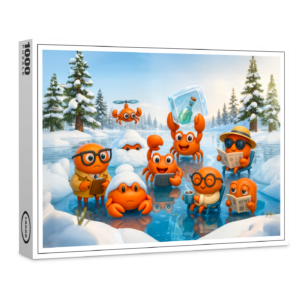 raxxa Premium-Puzzle: Spy Crab Winter Team On Arctic Mission