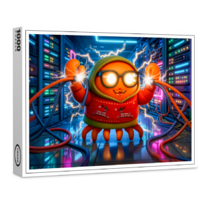 raxxa Premium-Puzzle: Tech Crab Facing Short Circuit In Serverroom