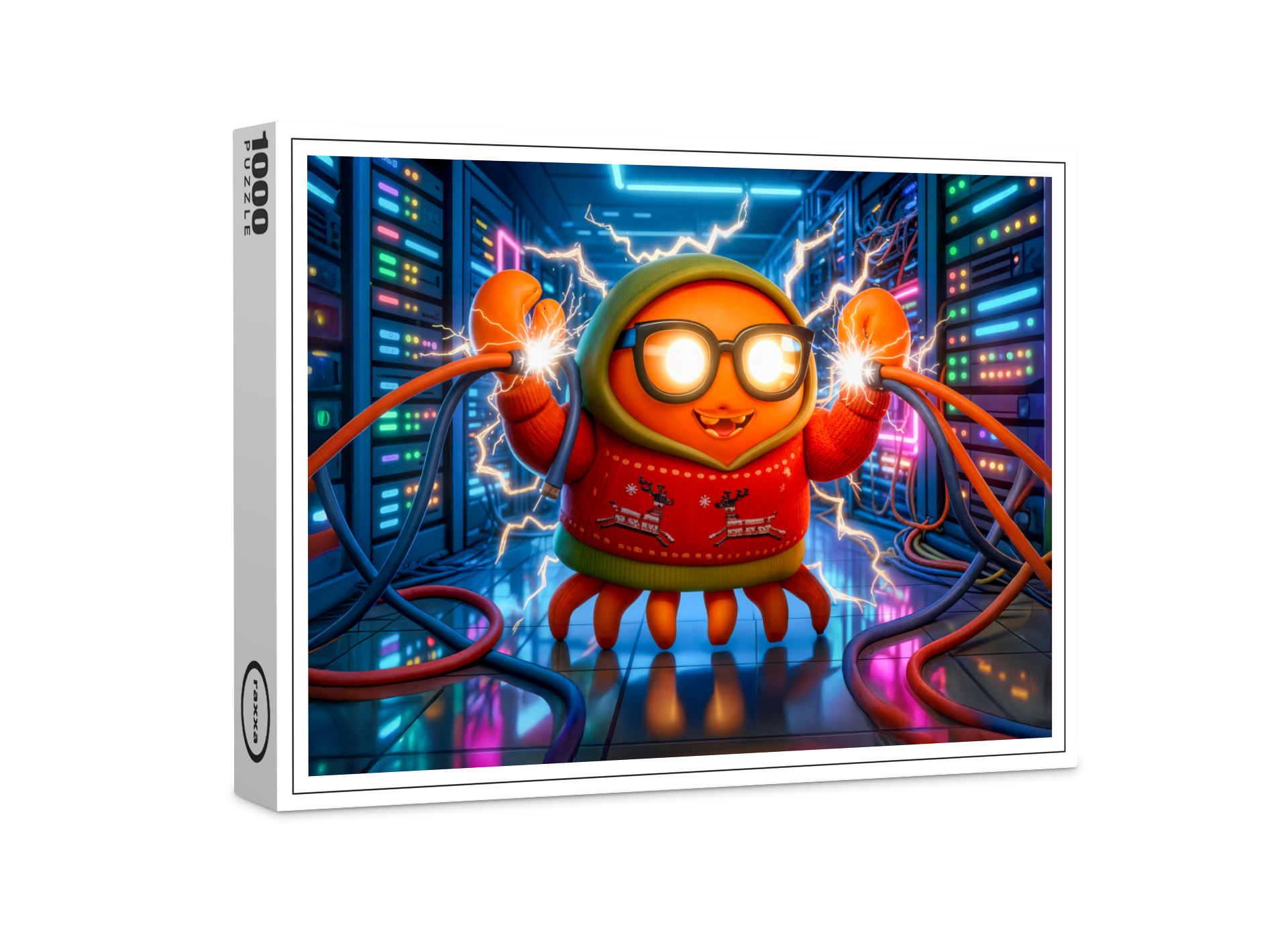 raxxa Premium-Puzzle: Tech Crab Facing Short Circuit In Serverroom