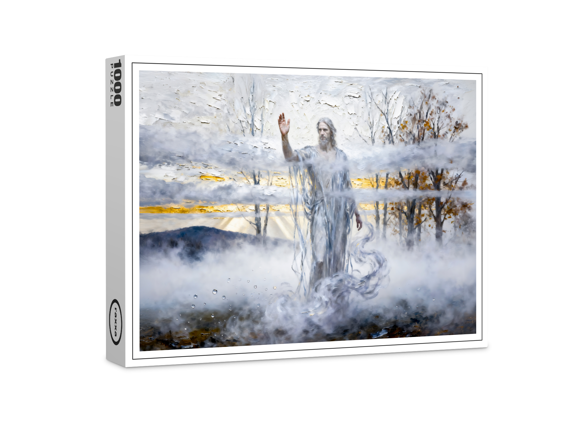 raxxa Premium-Puzzle: Kaikias God of the Northeast Wind and Mist from Greek Mythology