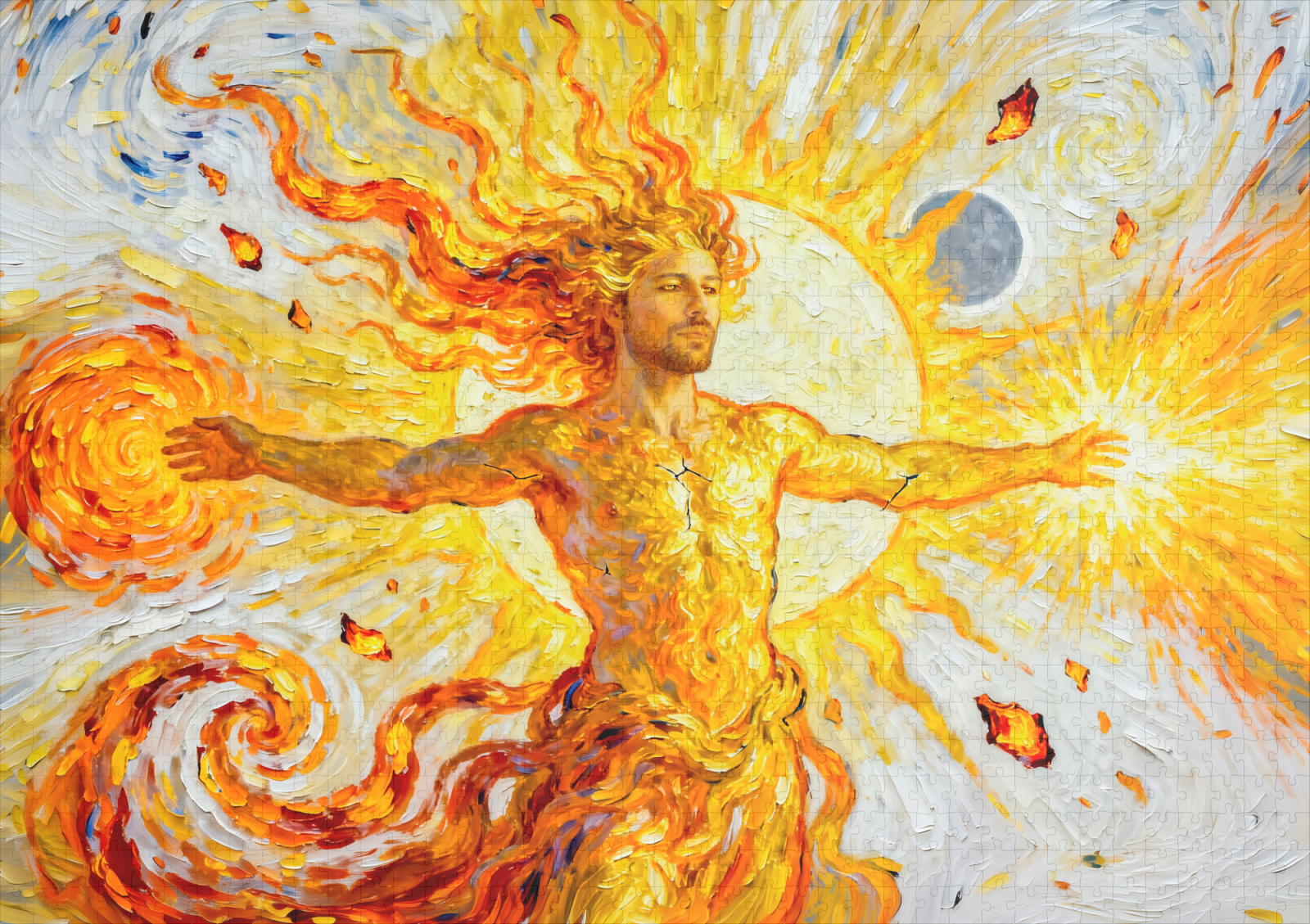 raxxa Premium-Puzzle: Helios God of the Sun from Greek Mythology – Bild 2