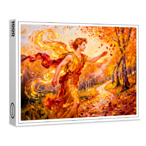 raxxa Premium-Puzzle: Zephyros God of the Western Wind from Greek Mythology
