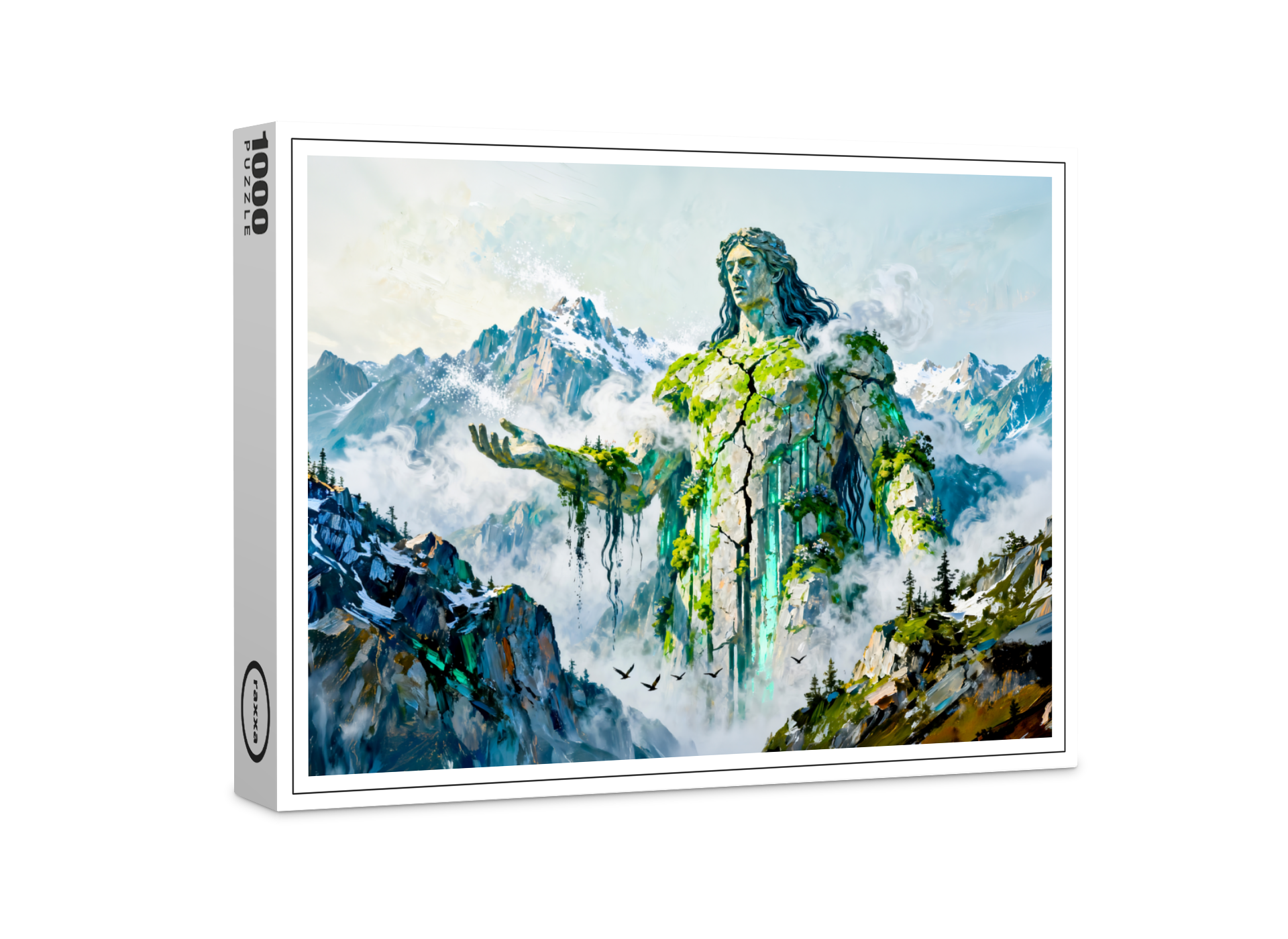 raxxa Premium-Puzzle: Ourea Primordial Spirits of the Mountains from Greek Mythology