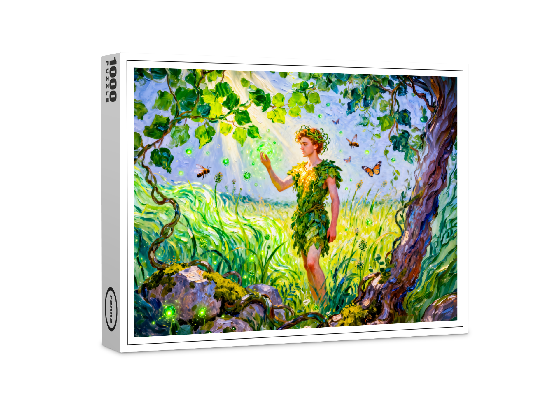 raxxa Premium-Puzzle: Aristaeus God of Agriculture and Nature from Greek Mythology