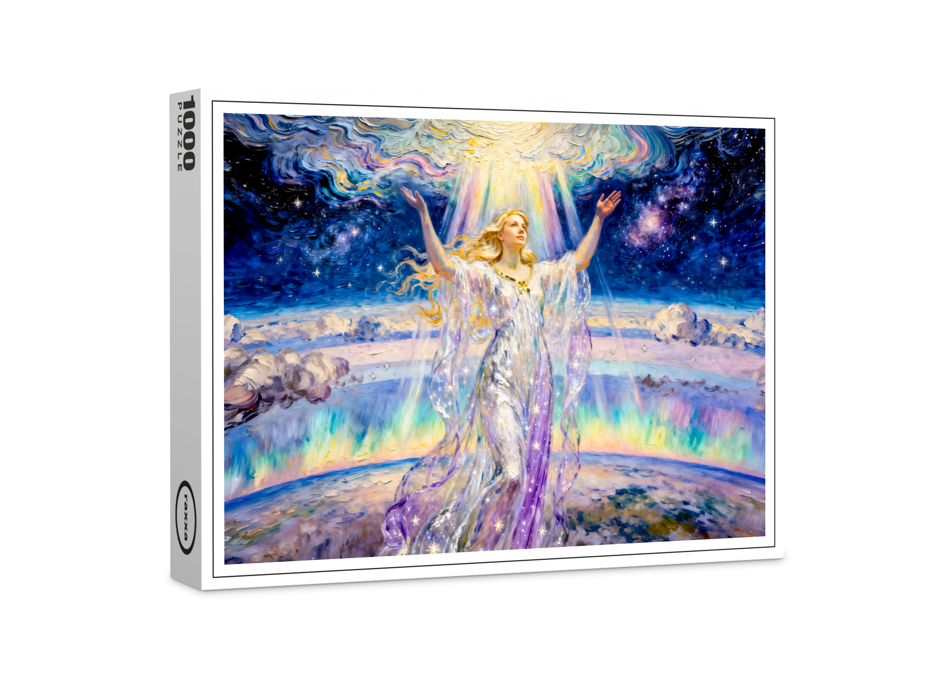 raxxa Premium-Puzzle: Eos Goddess of the Dawn and Heavenly Light from Greek Mythology