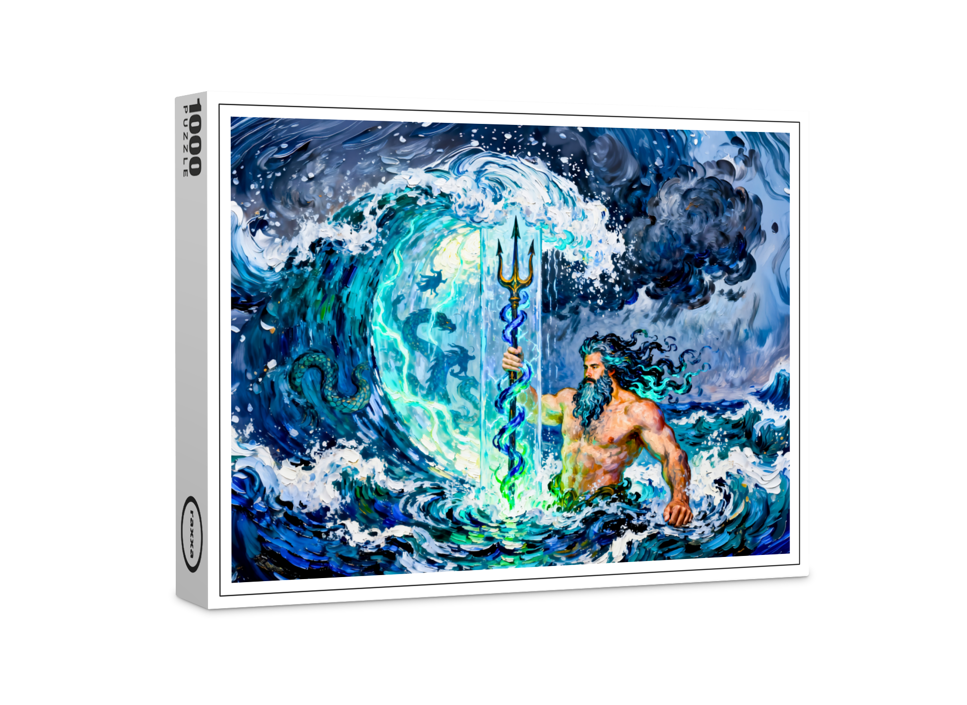 raxxa Premium-Puzzle: Poseidon God of the Sea