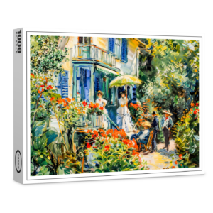 raxxa Premium-Puzzle: Impressionist Garden Art Mug Country House Gathering