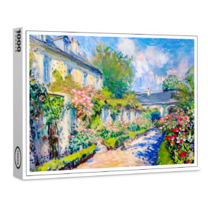 raxxa Premium-Puzzle: Impressionist Garden Art Mug Sunlit Garden House