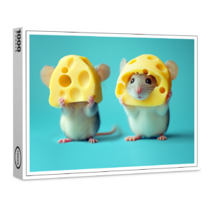 raxxa Premium-Puzzle: Mäuse und Käsespielerein