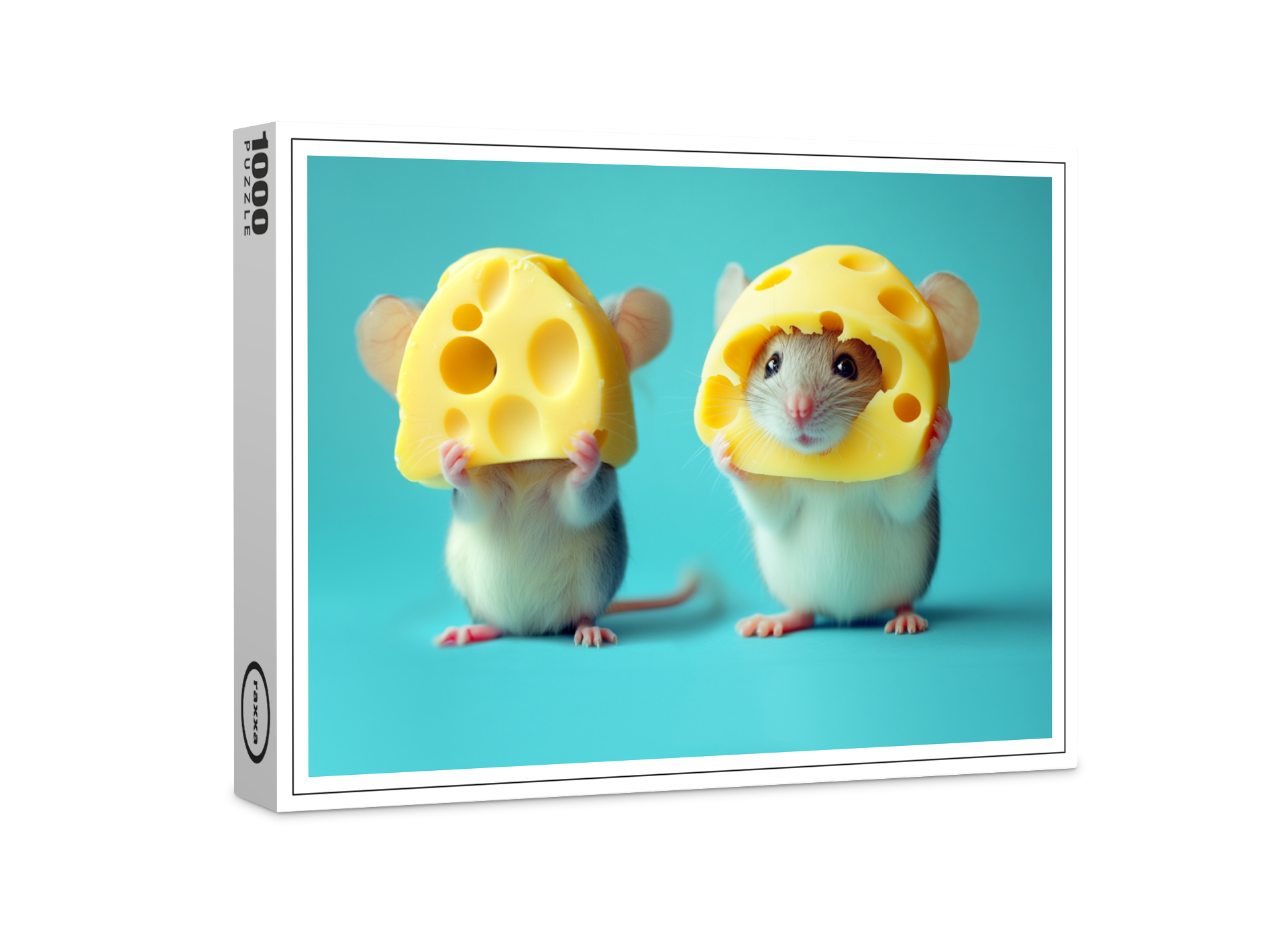 raxxa Premium-Puzzle: Mäuse und Käsespielerein
