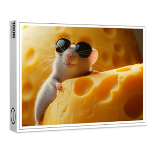 raxxa Premium-Puzzle: Mr Cool - Maus mit Käse