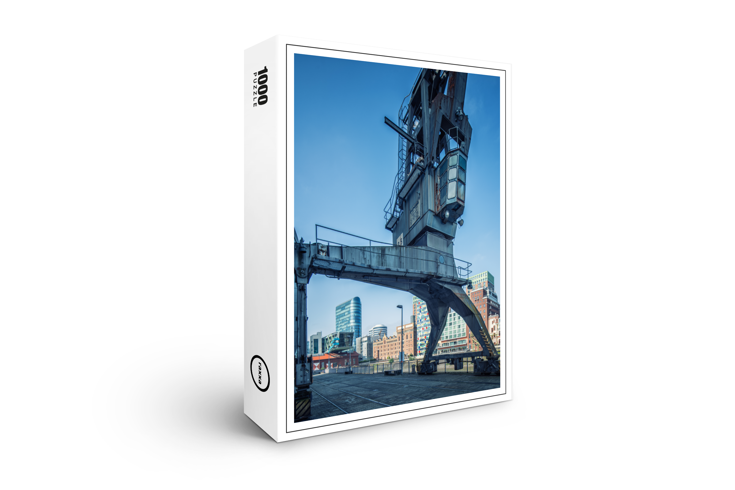raxxa Premium-Puzzle: Hafenkran