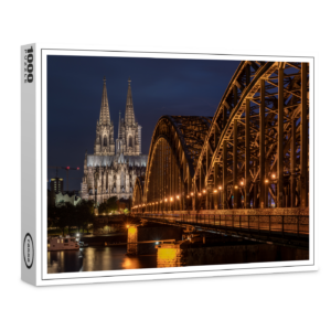 raxxa Premium-Puzzle: Kölner Dom bei Nacht