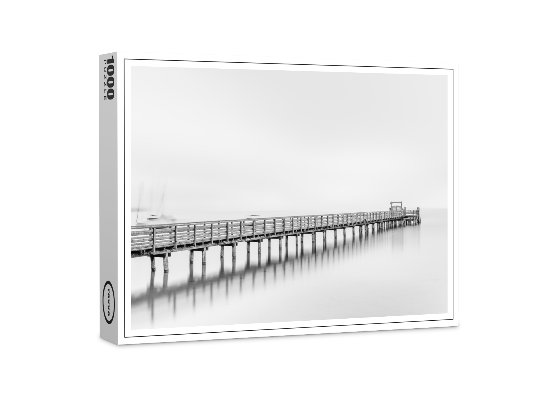 raxxa Premium-Puzzle: Dampfersteg Schondorf Ammersee Fineart Edition