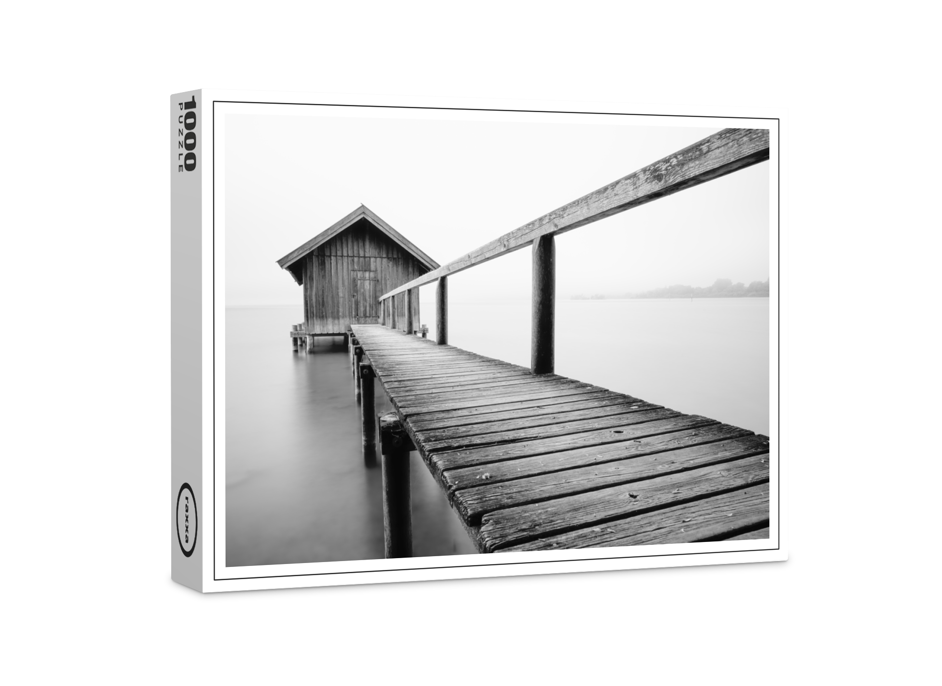 raxxa Premium-Puzzle: Das Bootshaus Fineart