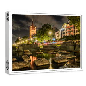 raxxa Premium-Puzzle: Köln Rheingarten