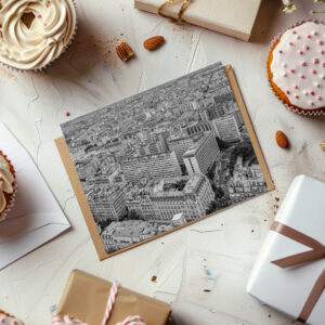 raxxa Postkarte: Paris von oben