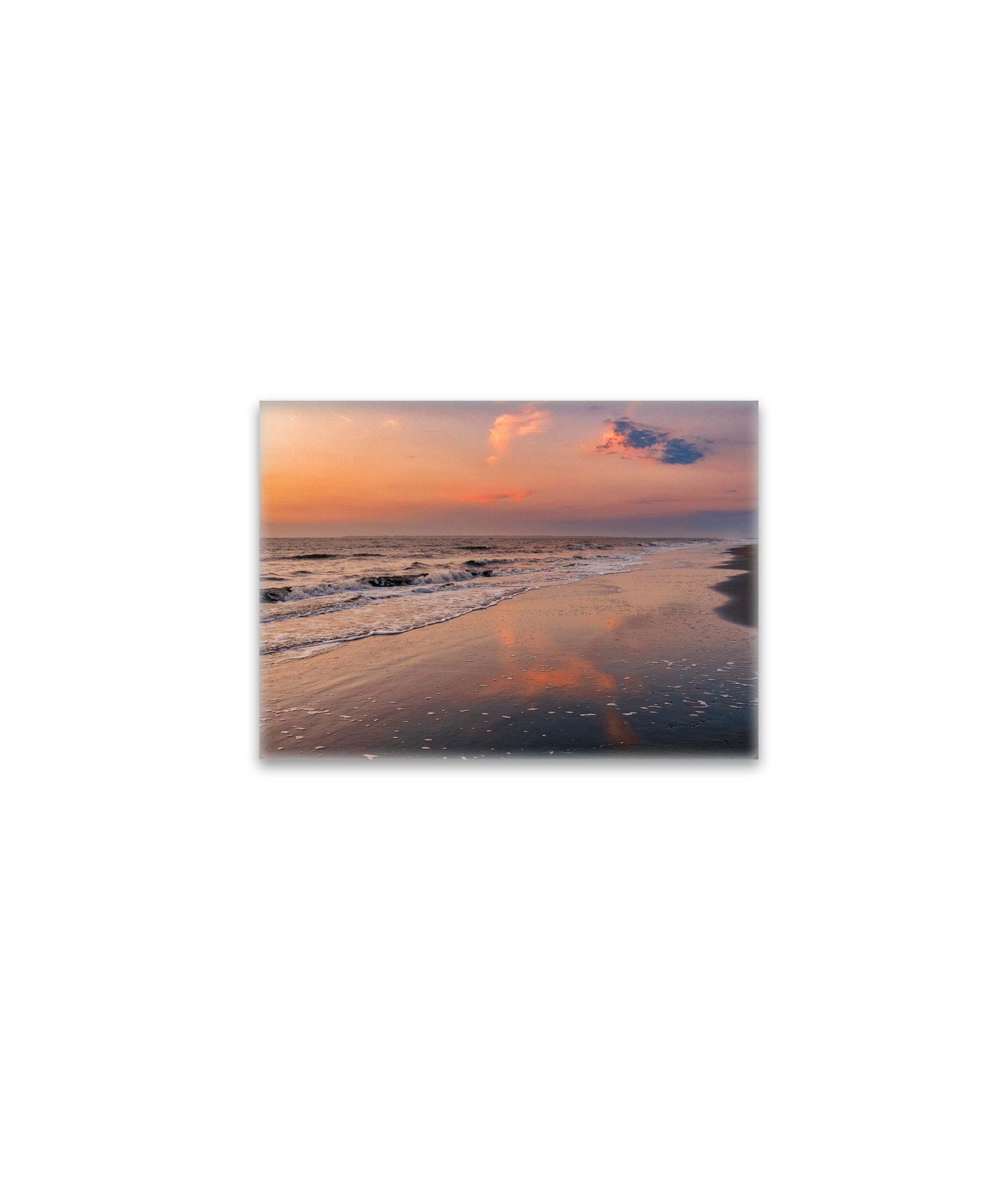 raxxa Glas-Magnet: Sonnenuntergang am Meer