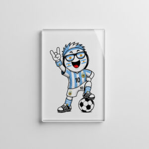 raxxa Glas-Magnet: WM 2026 - Argentienien