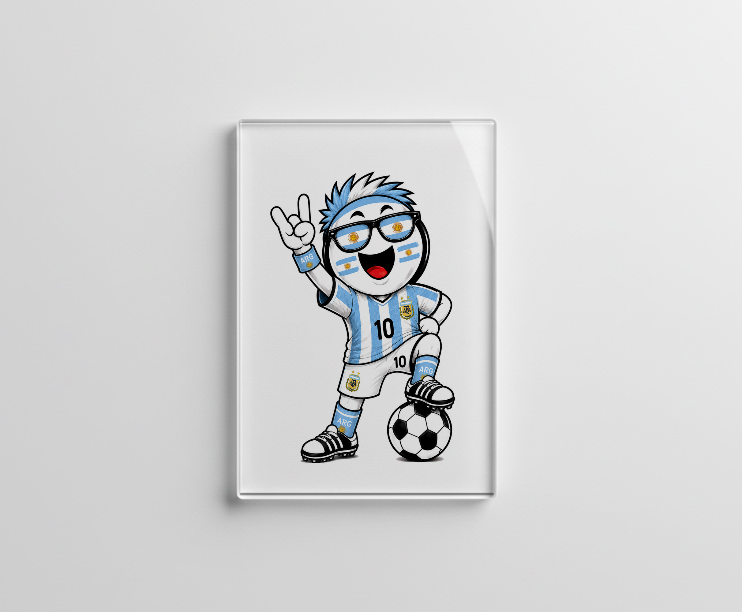 raxxa Glas-Magnet: WM 2026 - Argentienien