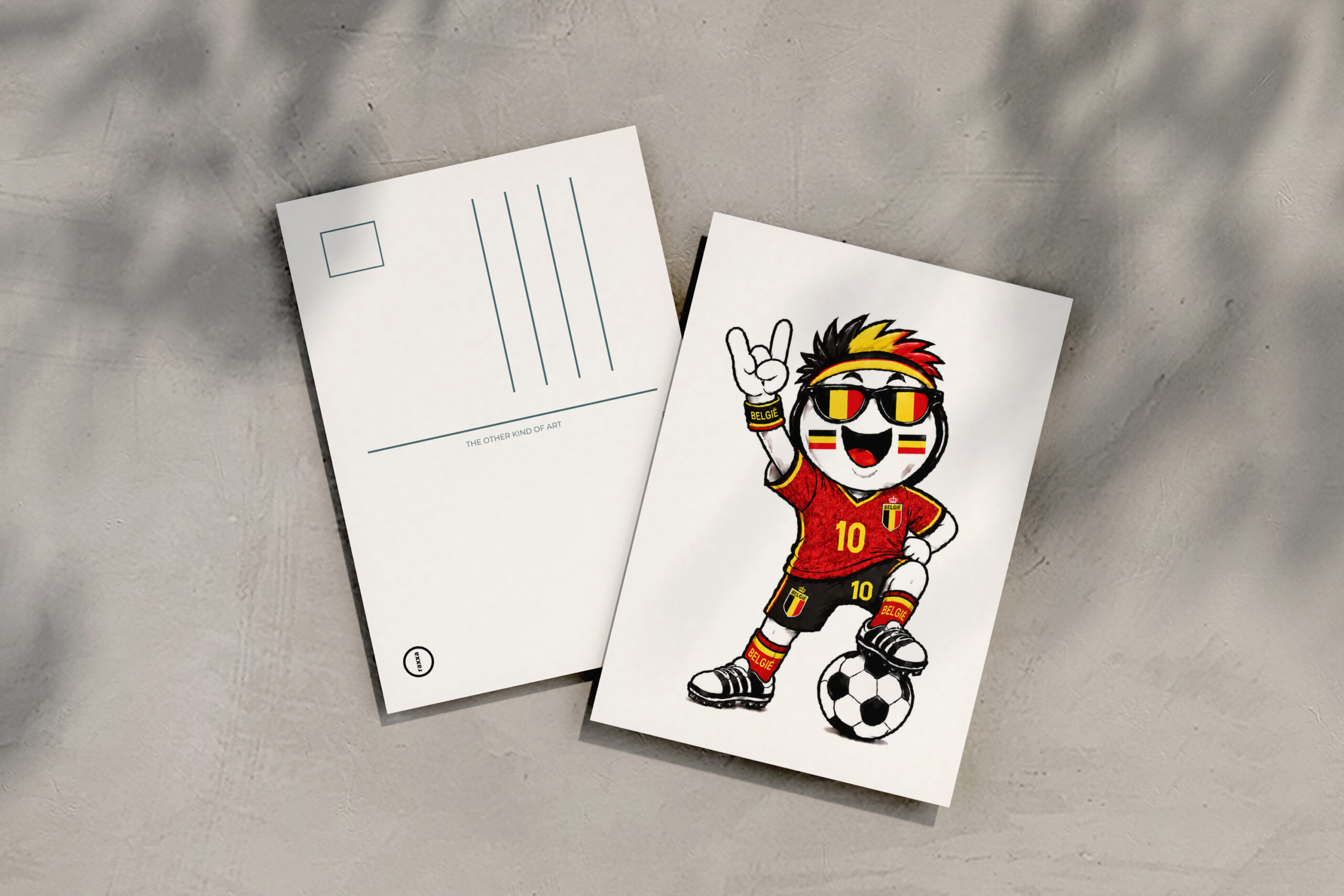 raxxa Postkarte: WM 2026 - Belgien - immagine 2