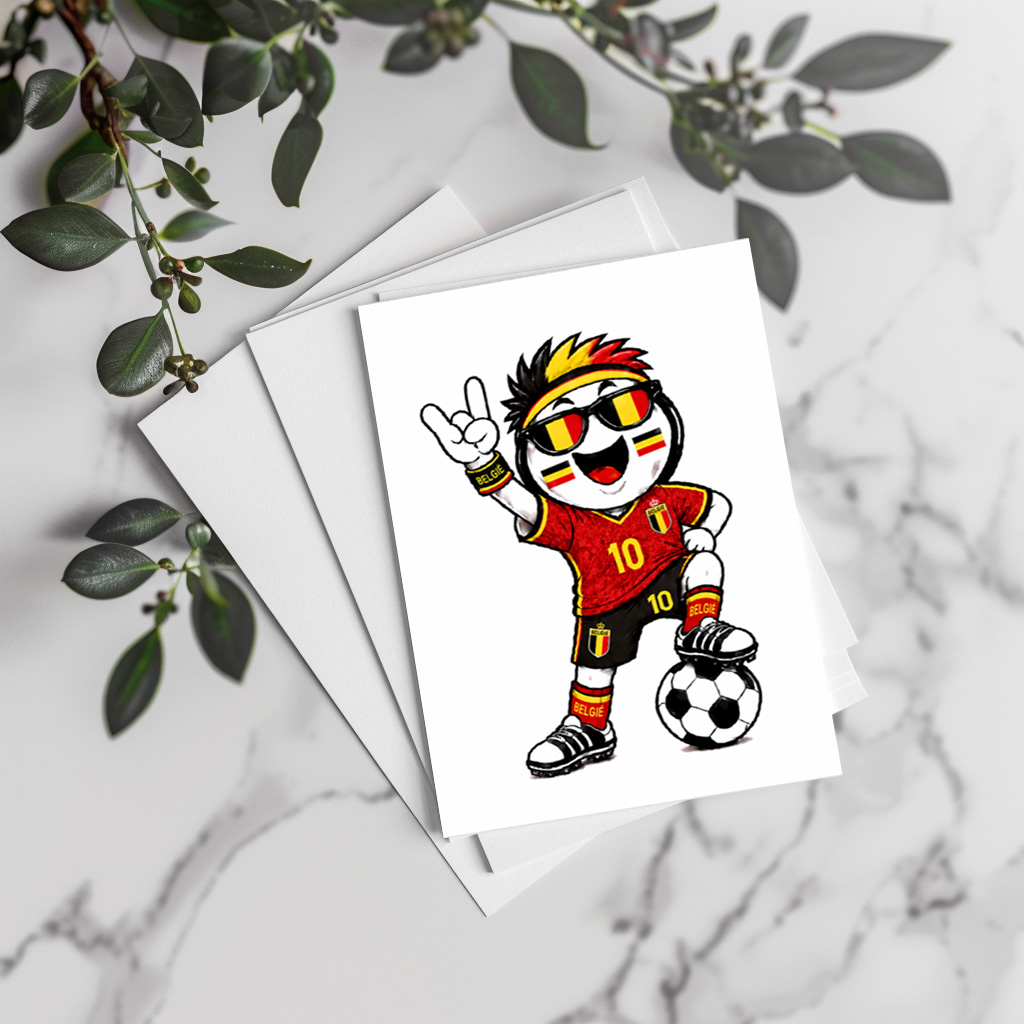 raxxa Postkarte: WM 2026 - Belgien - immagine 3