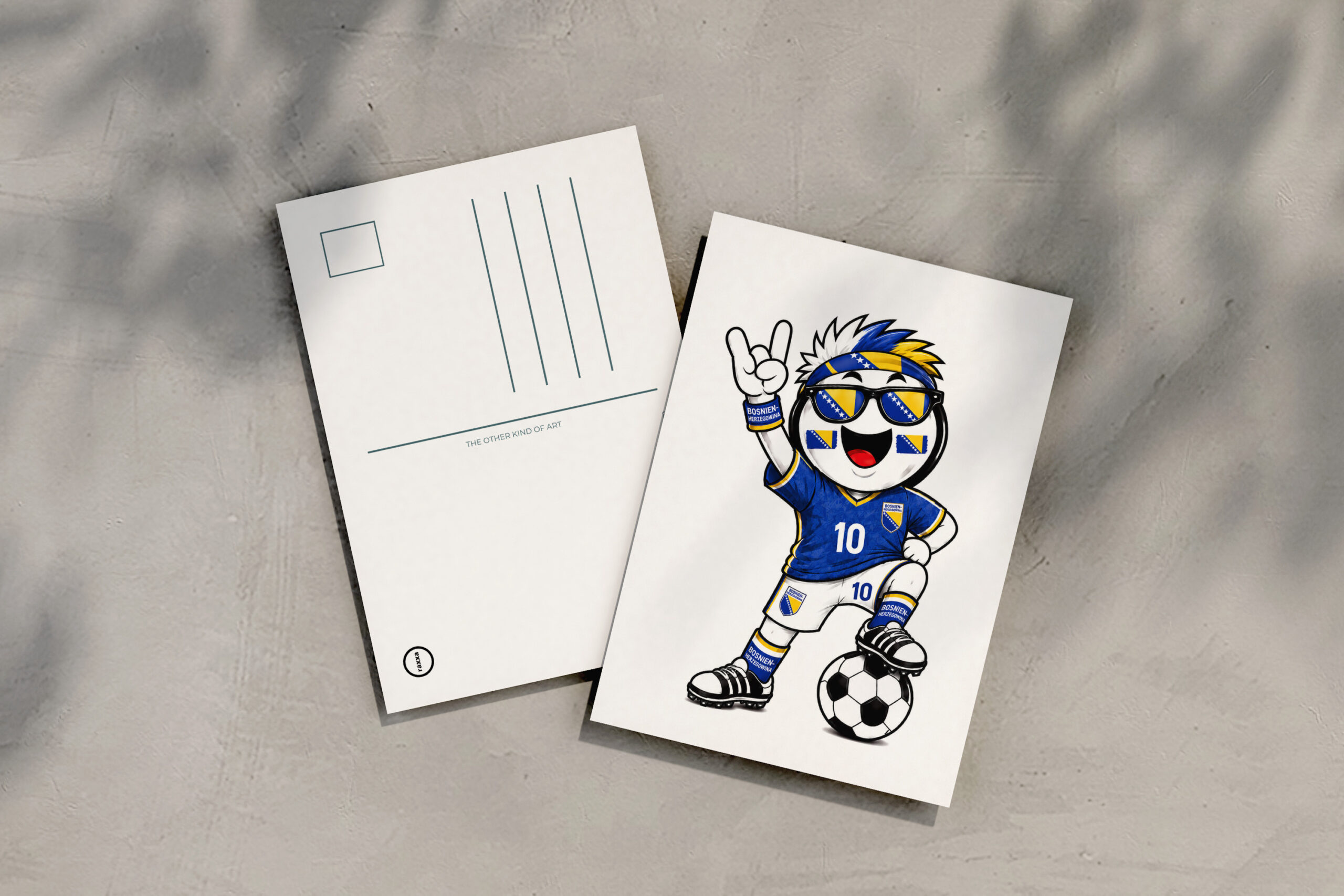 raxxa Postkarte: WM 2026 - Bosnien-Herzegowina – Bild 2