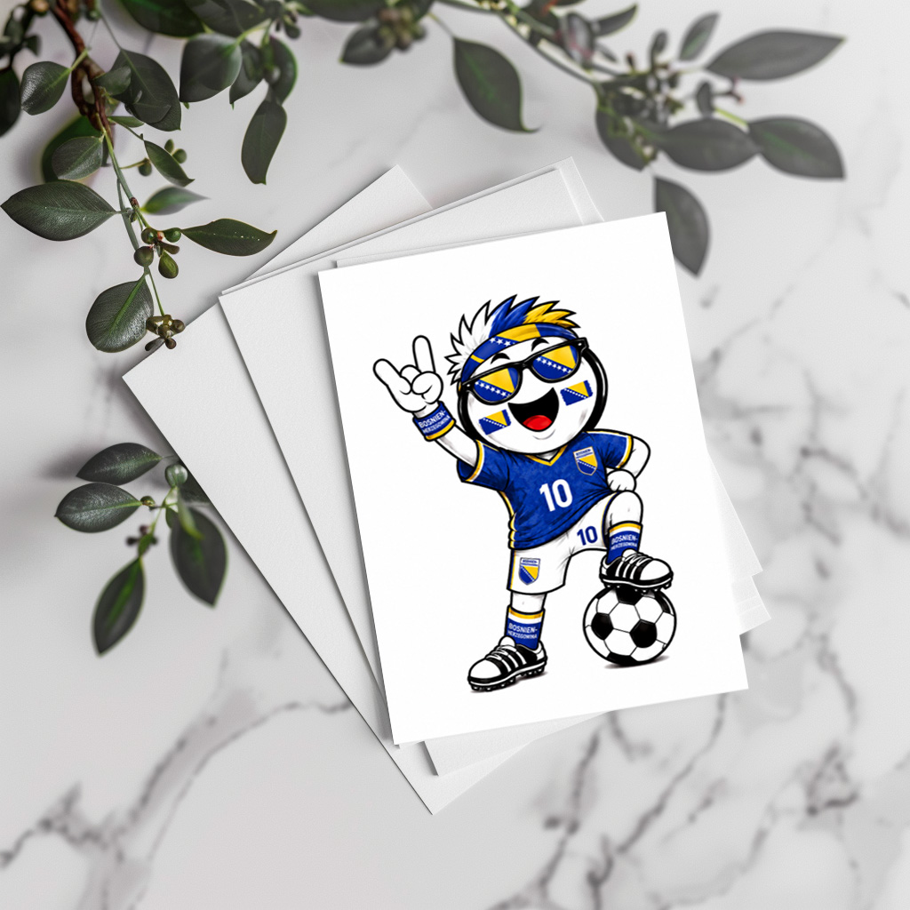 raxxa Postkarte: WM 2026 - Bosnien-Herzegowina – Bild 3
