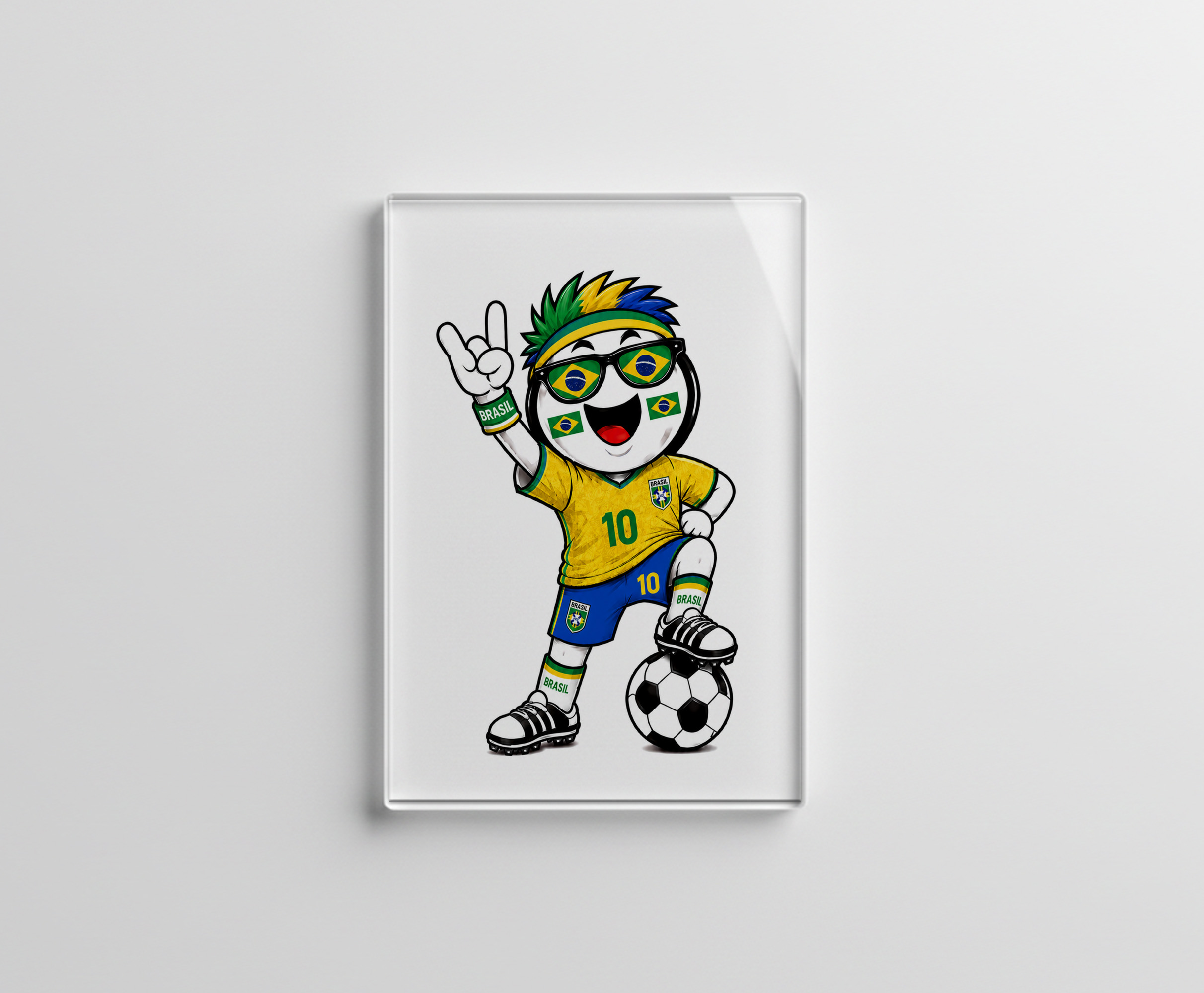 raxxa Glas-Magnet: WM 2026 - Brasilien