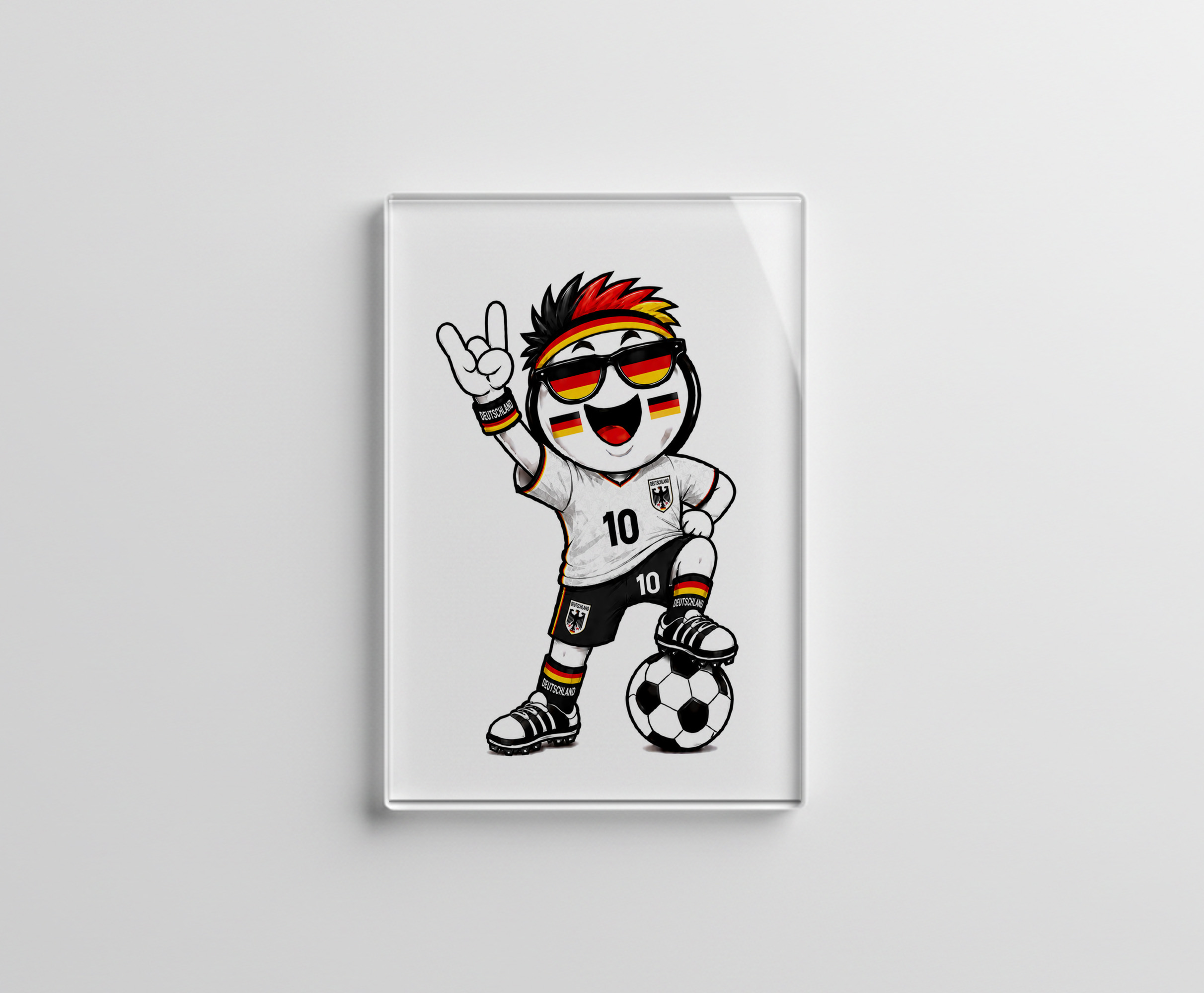 raxxa Glas-Magnet: WM 2026 - Deutschland