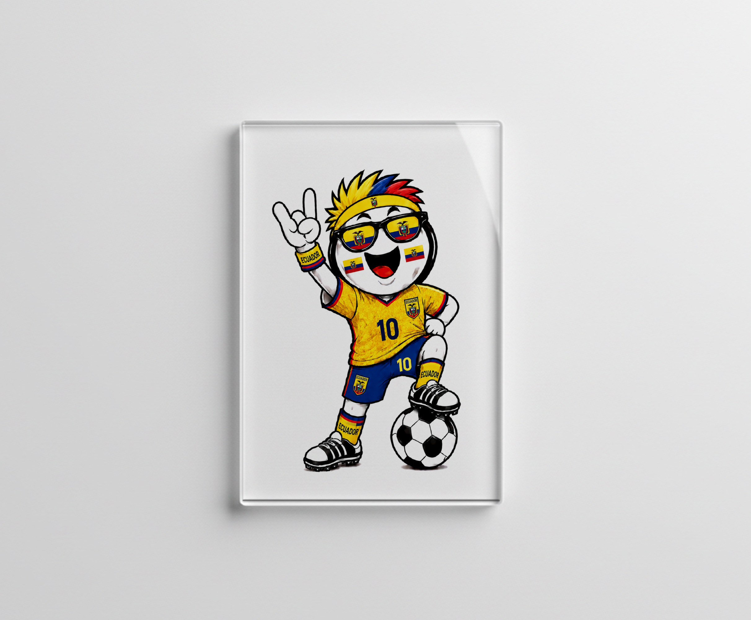 raxxa Glas-Magnet: WM 2026 - Ecuador