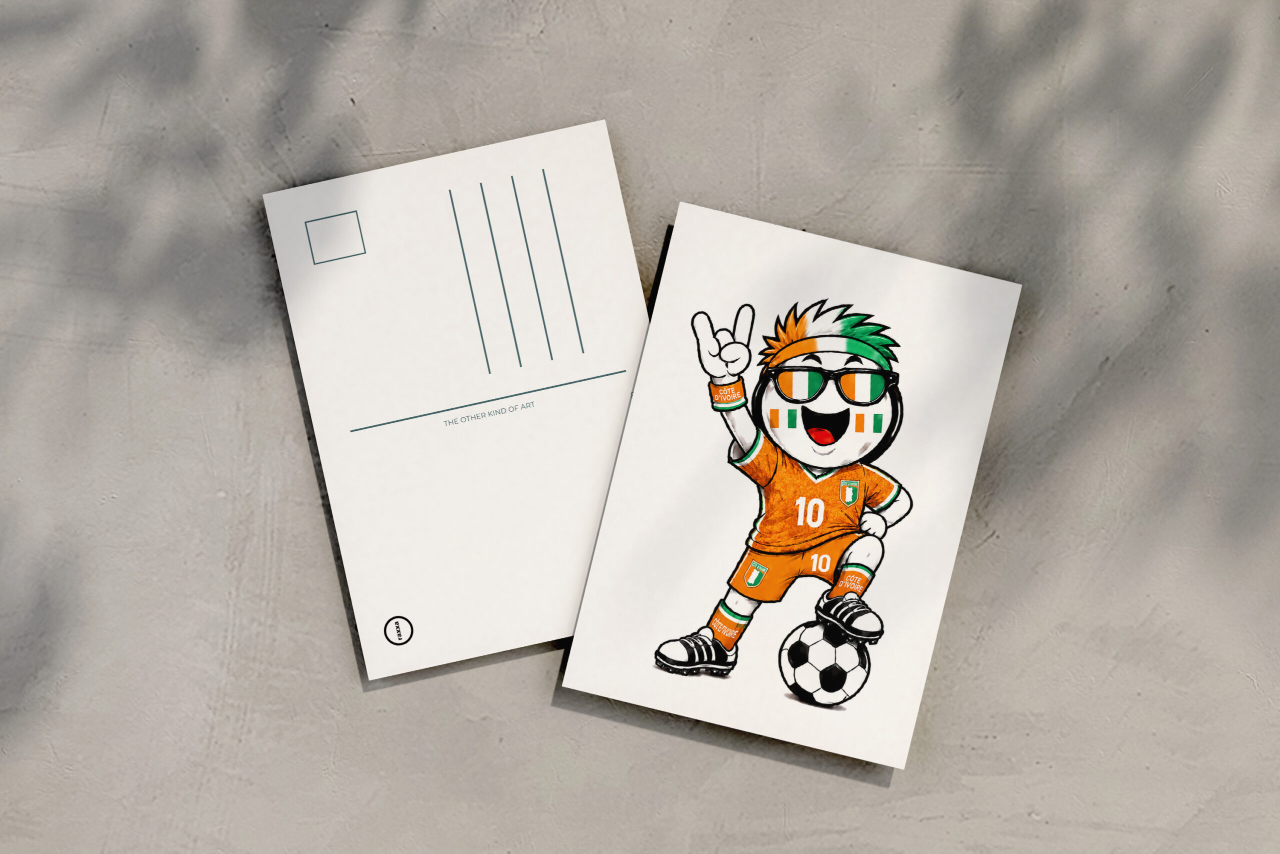 raxxa Postkarte: WM 2026 - Elfenbeinküste - immagine 2