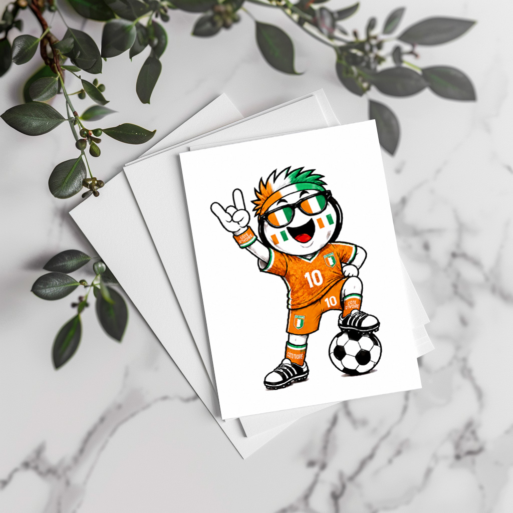 raxxa Postkarte: WM 2026 - Elfenbeinküste - immagine 3