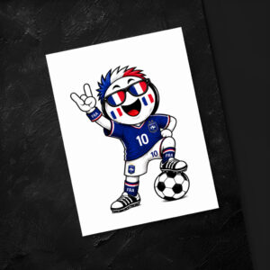 raxxa Postkarte: WM 2026 - Frankreich