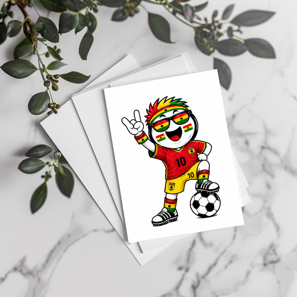 raxxa Postkarte: WM 2026 - Ghana – Image 3