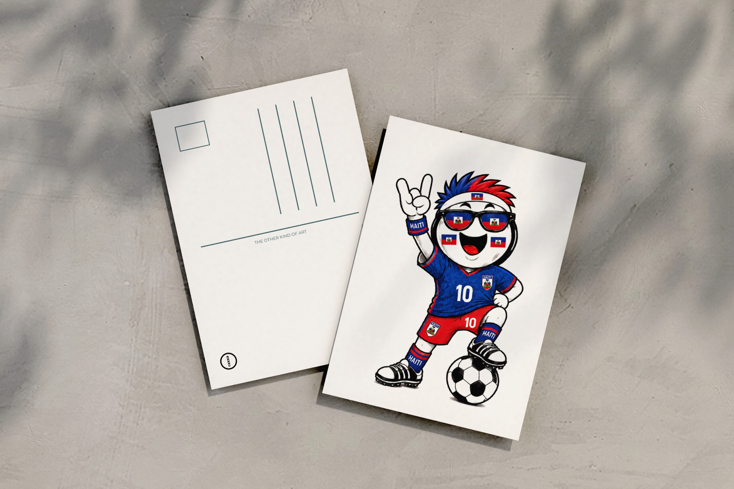 raxxa Postkarte: WM 2026 - Haiti - Imagen 2