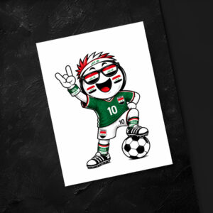 raxxa Postkarte: WM 2026 - Irak