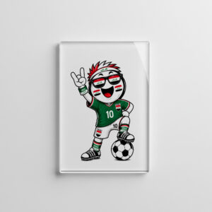raxxa Glas-Magnet: WM 2026 - Irak