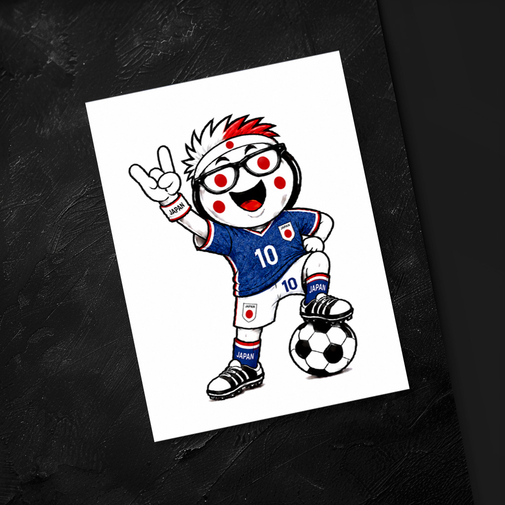 raxxa Postkarte: WM 2026 - Japan