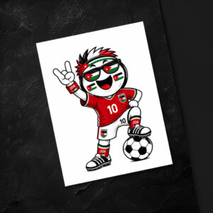 raxxa Postkarte: WM 2026 - Jordanien