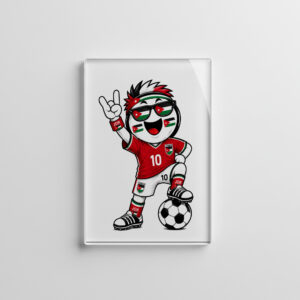 raxxa Glas-Magnet: WM 2026 - Jordanien