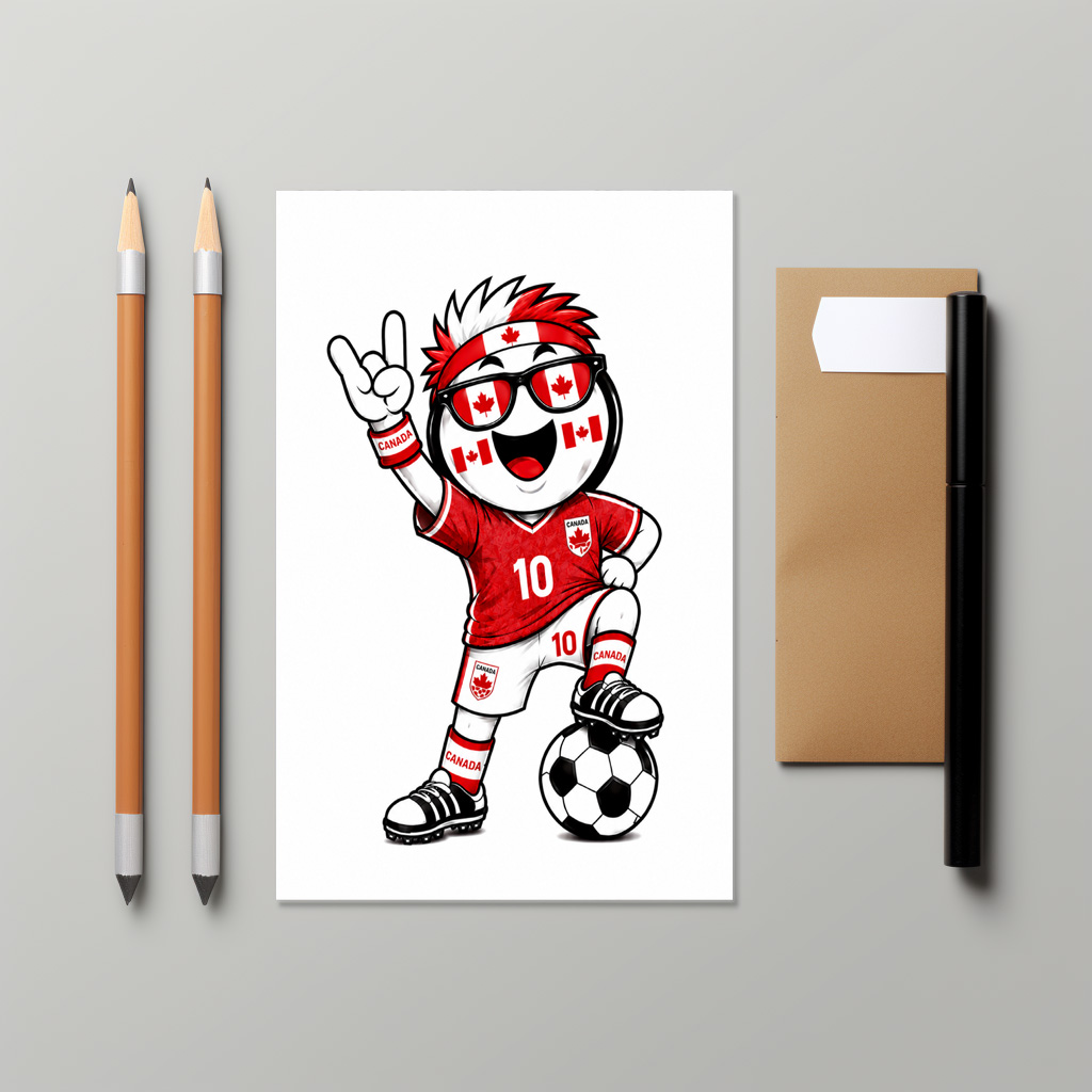 raxxa Postkarte: WM 2026 - Kanada - immagine 3